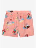 Disney The Little Mermaid Ariel & Friends Scenic Toddler Shorts - BoxLunch Exclusive, LIGHT PINK, alternate