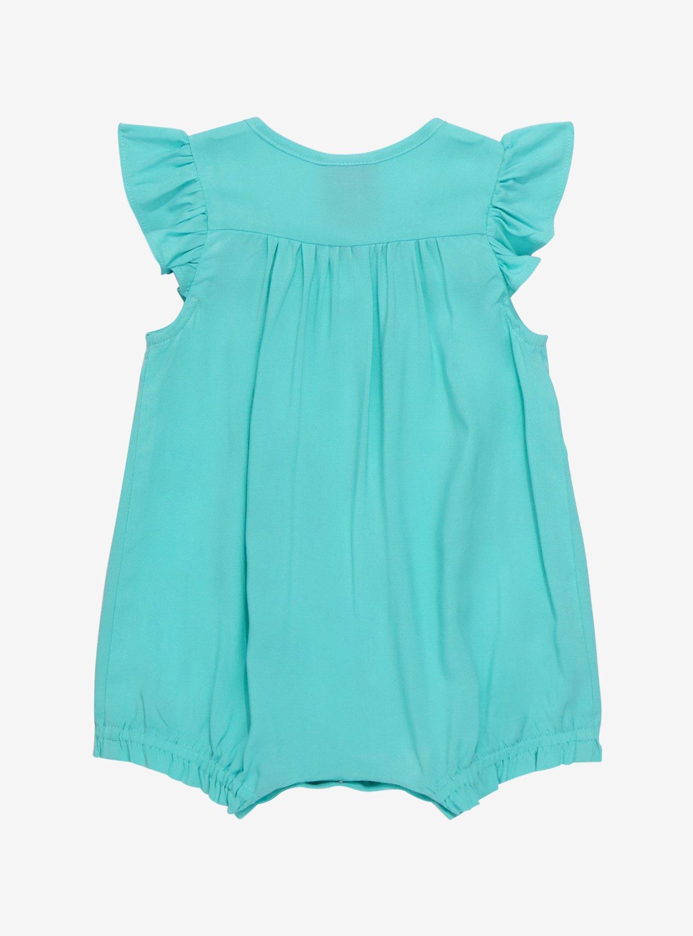 Disney The Little Mermaid Ariel & Flounder Ocean Blue Infant One-Piece - BoxLunch Exclusive, TURQUOISE, alternate