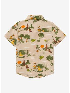 Disney Pixar Up Scenic Earth Day Toddler Woven Button-Up - BoxLunch Exclusive, , hi-res