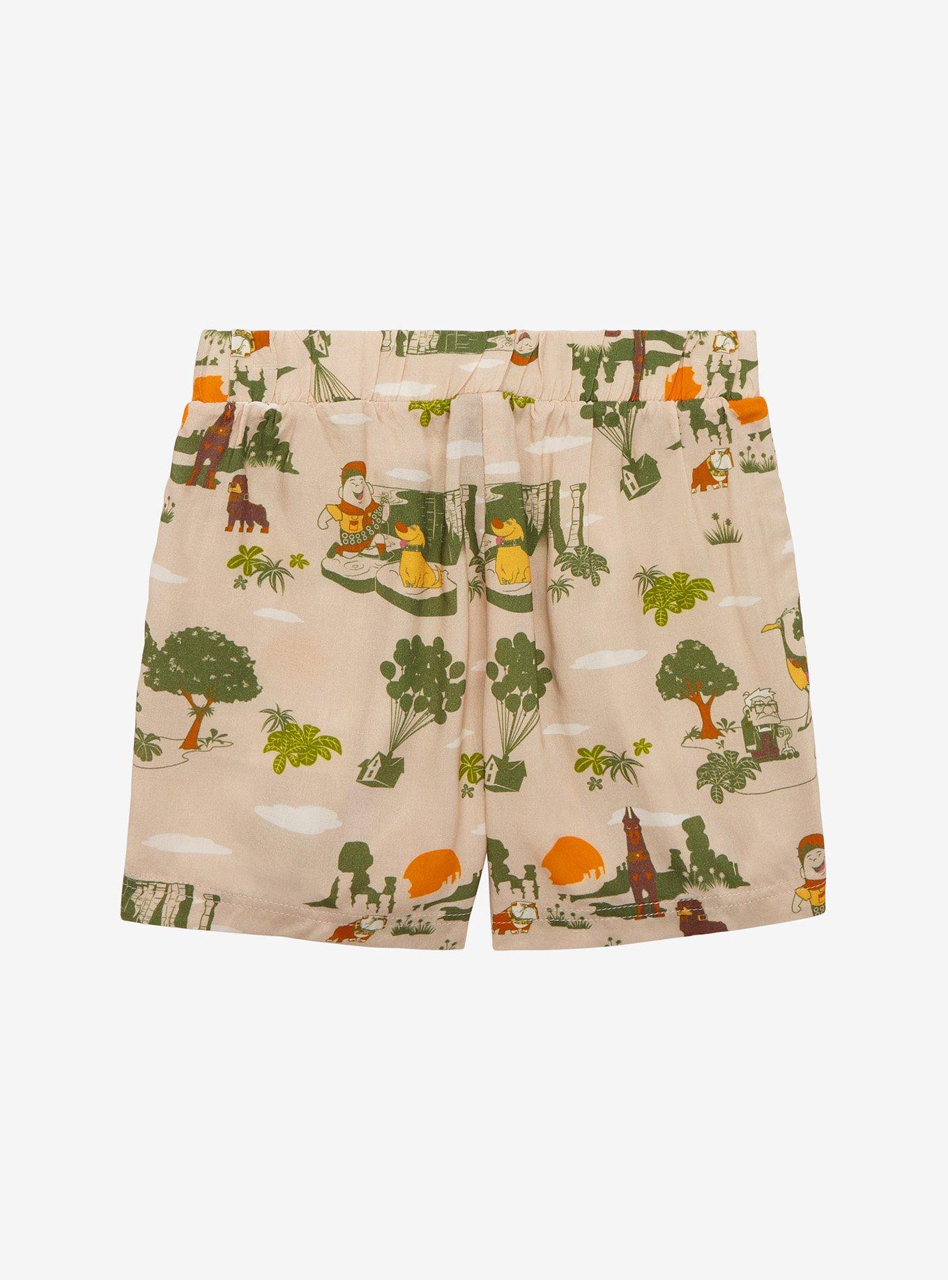 Disney Pixar Up Toddler Scenic Earth Day Toddler Shorts - BoxLunch Exclusive, ASH GRAY, alternate
