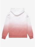 Disney Moana Respect Nature Character Portrait Women’s Dip-Dye Hoodie - BoxLunch Exclusive , PINK, alternate
