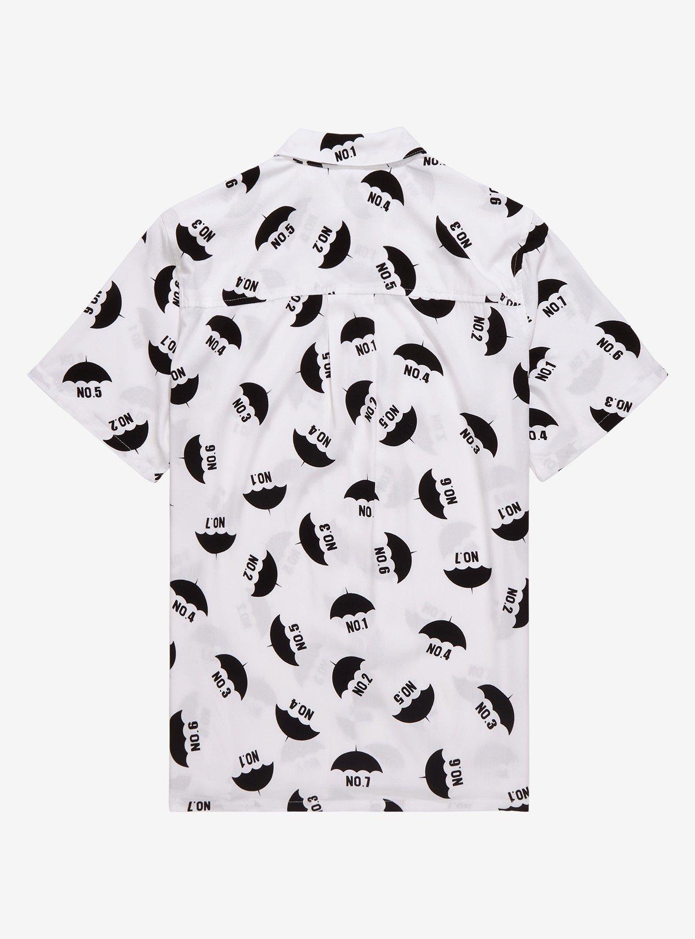 The Umbrella Academy Numbers Woven Button-Up, MULTI, alternate
