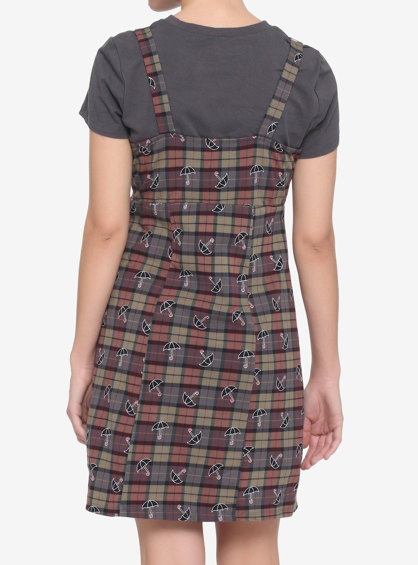 The Umbrella Academy Plaid Twofer Dress, MULTI, alternate