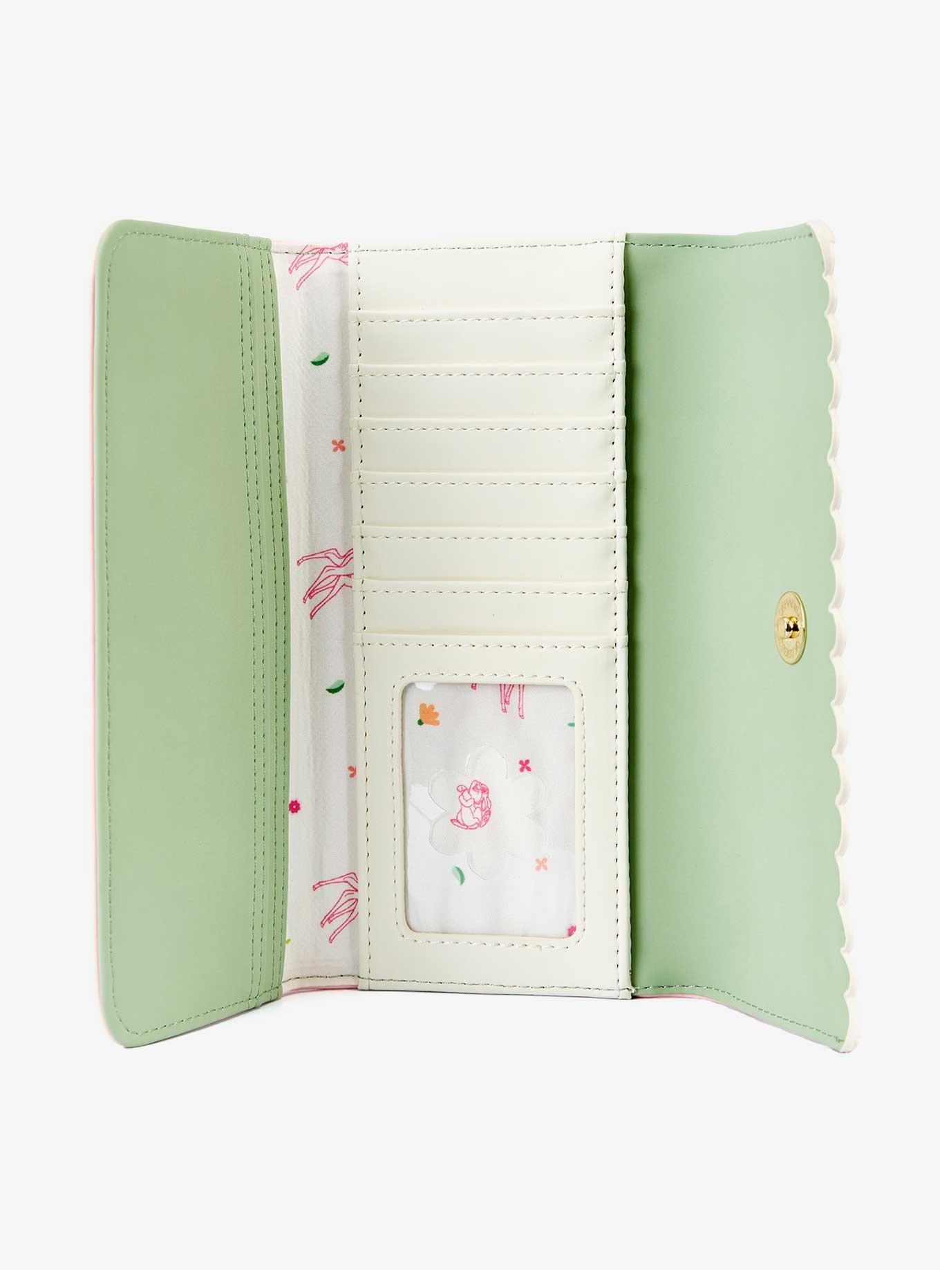 Loungefly Bambi Thumper & Flower Springtime Trifold Wallet, , alternate