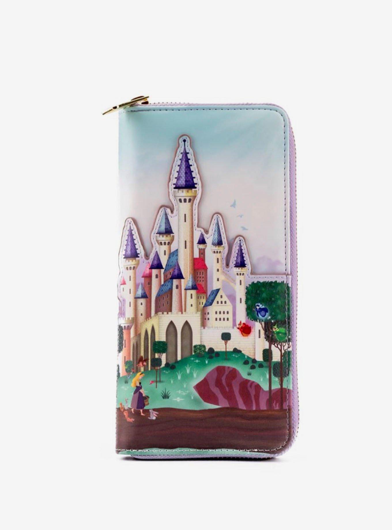 Loungefly Disney Sleeping Beauty Castle Zip Around Wallet, , alternate