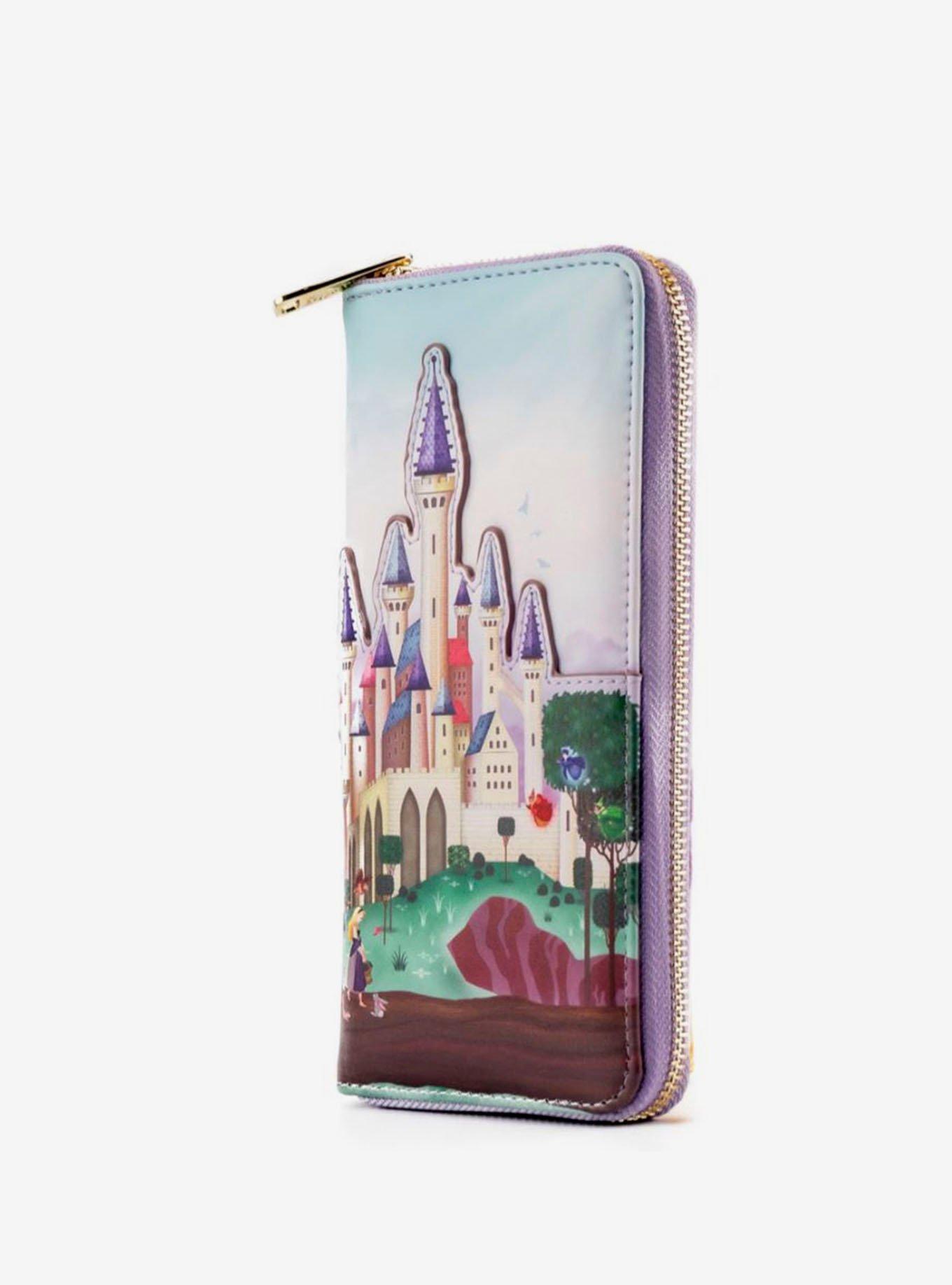 Loungefly Disney Sleeping Beauty Castle Zip Around Wallet, , alternate