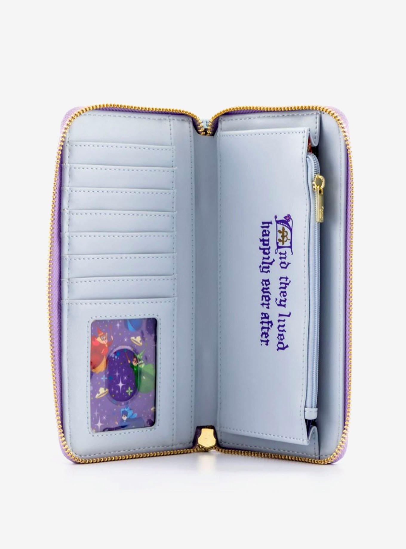 Loungefly Disney Sleeping Beauty Castle Zip Around Wallet, , alternate