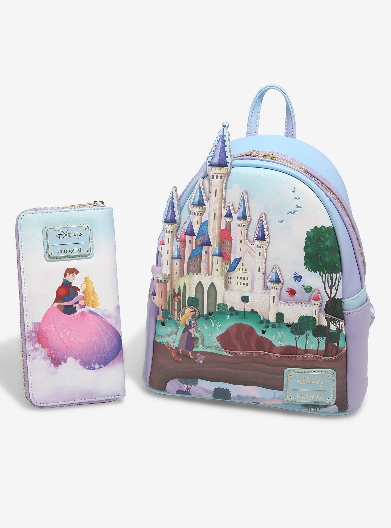 Loungefly Disney Sleeping Beauty Castle Zip Around Wallet, , alternate