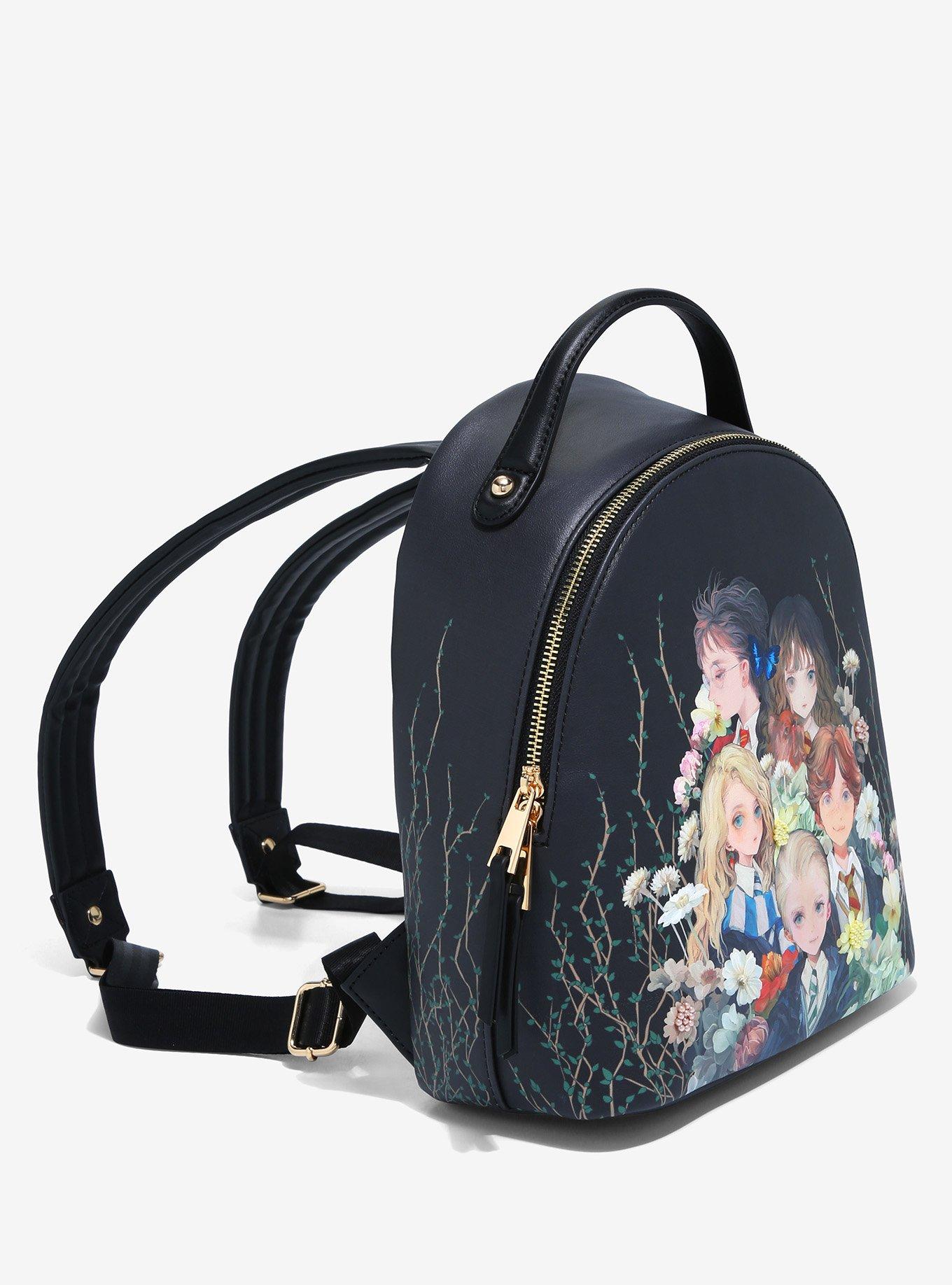 Harry Potter Characters Botanical Group Portrait Mini Backpack - BoxLunch Exclusive, , alternate