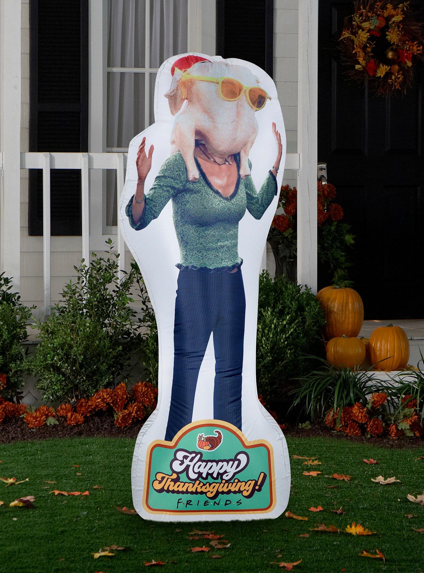 Friends Thanksgiving Monica Turkey Head Photorealistic Inflatable D&eacute;cor, , alternate