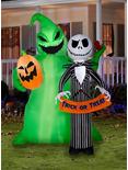 The Nightmare Before Christmas Jack and Oogie Boogie Inflatable Décor, , alternate