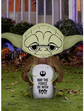 Star Wars Yoda Tombstone Inflatable Décor, , hi-res