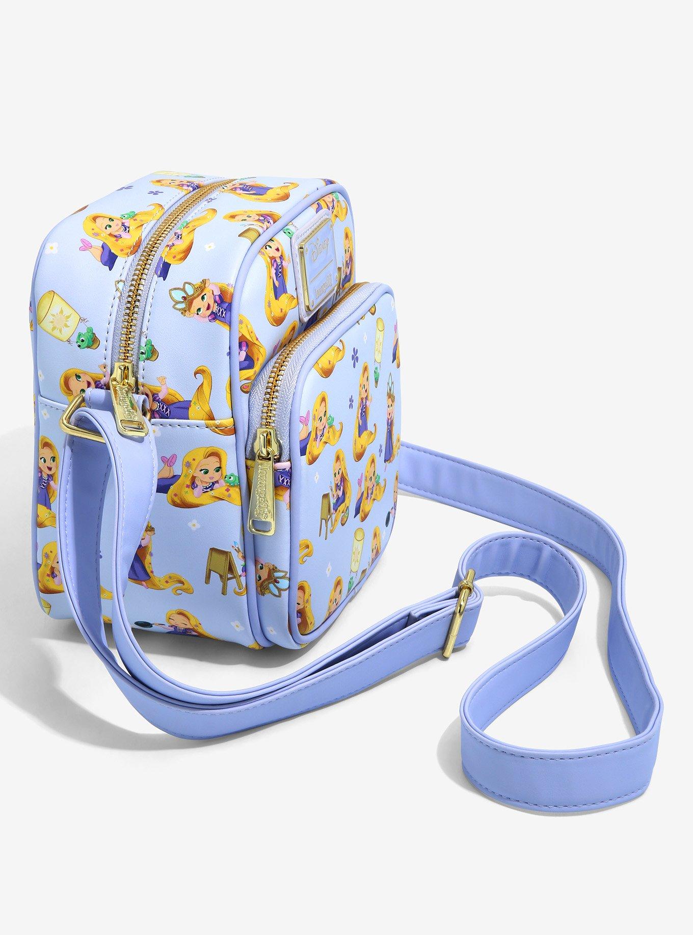 Loungefly Disney Tangled Rapunzel Tiara Crossbody Bag - BoxLunch Exclusive, , alternate
