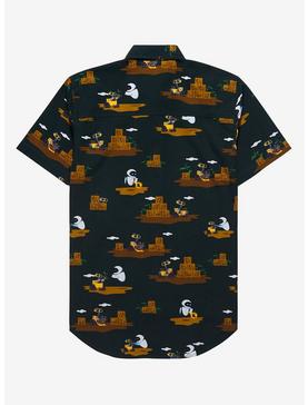 Disney Pixar WALL-E Scenic Earth Day Woven Button-Up - BoxLunch Exclusive, , hi-res