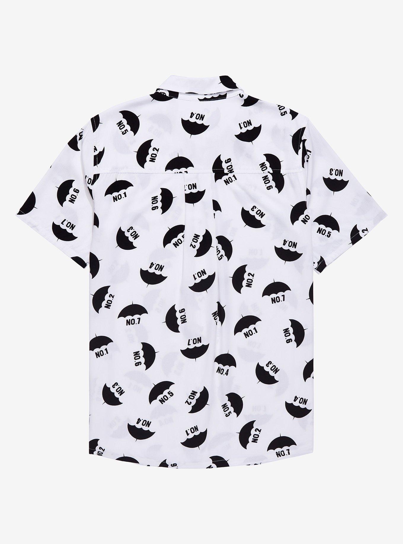 The Umbrella Academy Numbers Girls Woven Button-Up Plus Size, MULTI, alternate