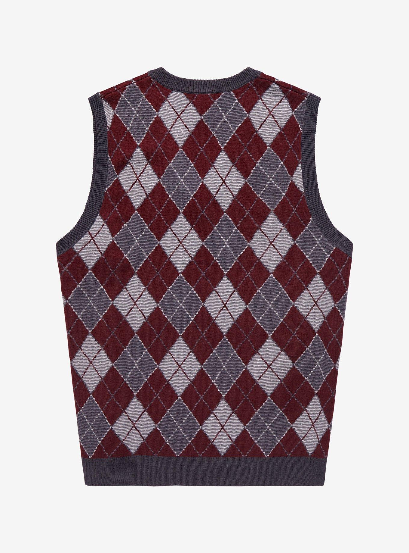 The Umbrella Academy Argyle Sweater Vest, MULTI, alternate