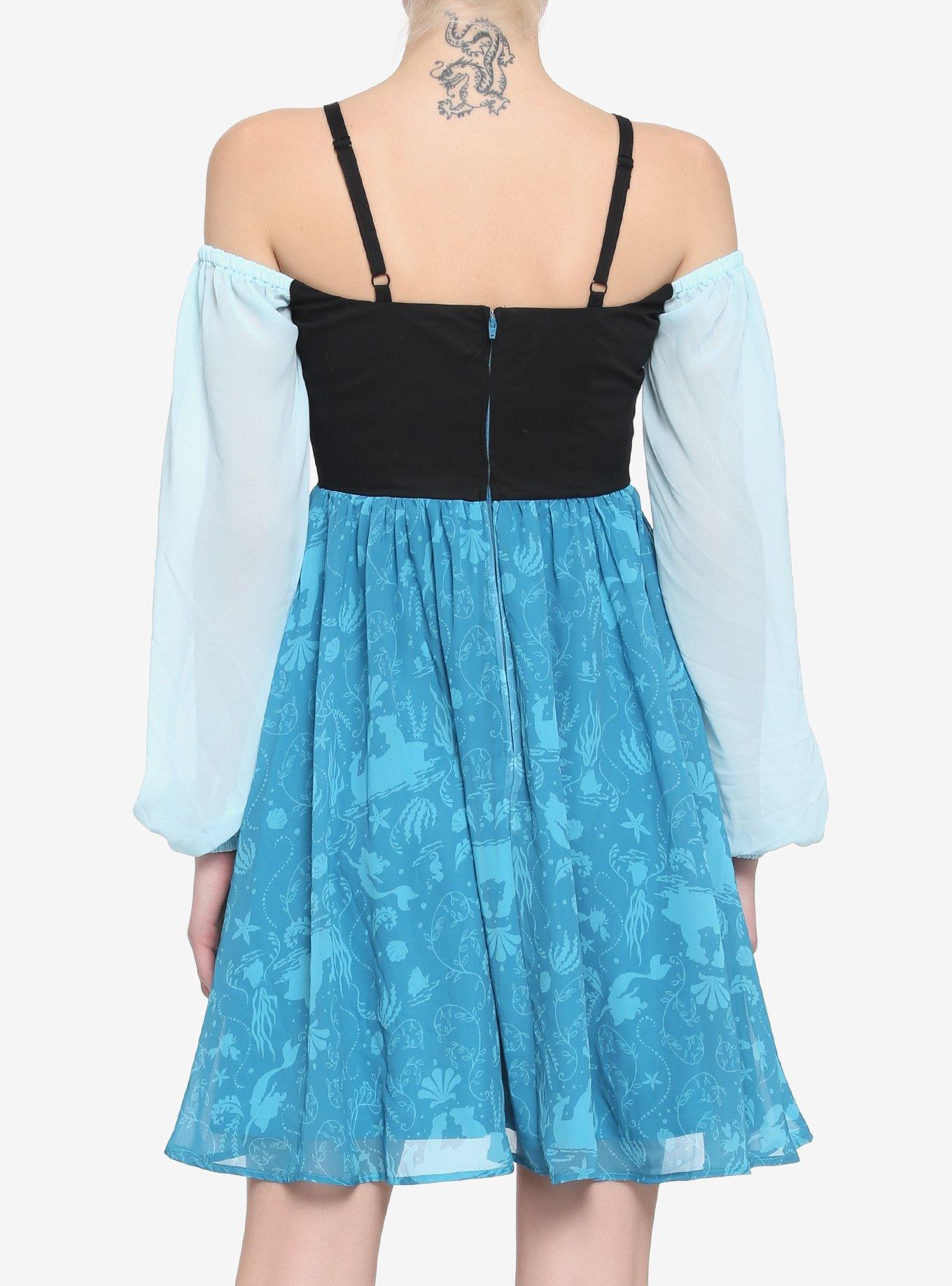 Disney The Little Mermaid Kiss The Girl Dress, MULTI, alternate
