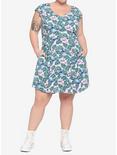 Disney Lilo & Stitch Flutter Sleeve Dress Plus Size, MULTI, alternate