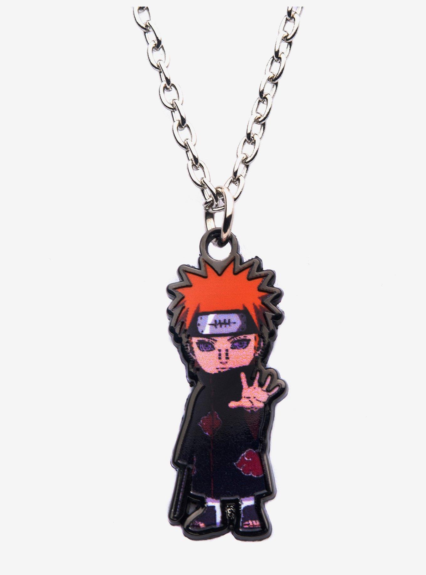 Naruto Shippuden Chibi Pain & Konan Best Friend Necklace Set, , alternate
