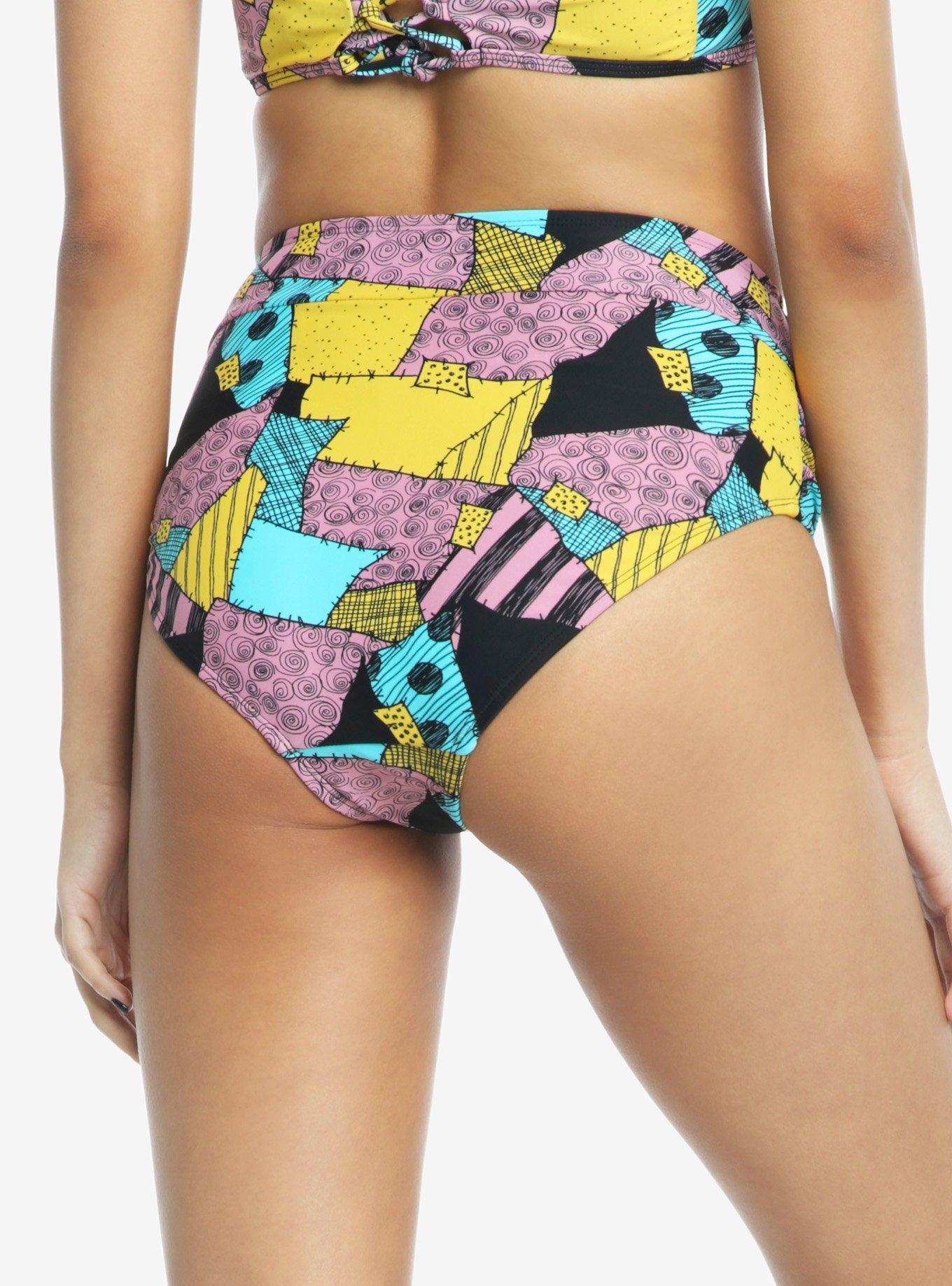 The Nightmare Before Christmas Sally High-Waisted Swim Bottoms, , alternate