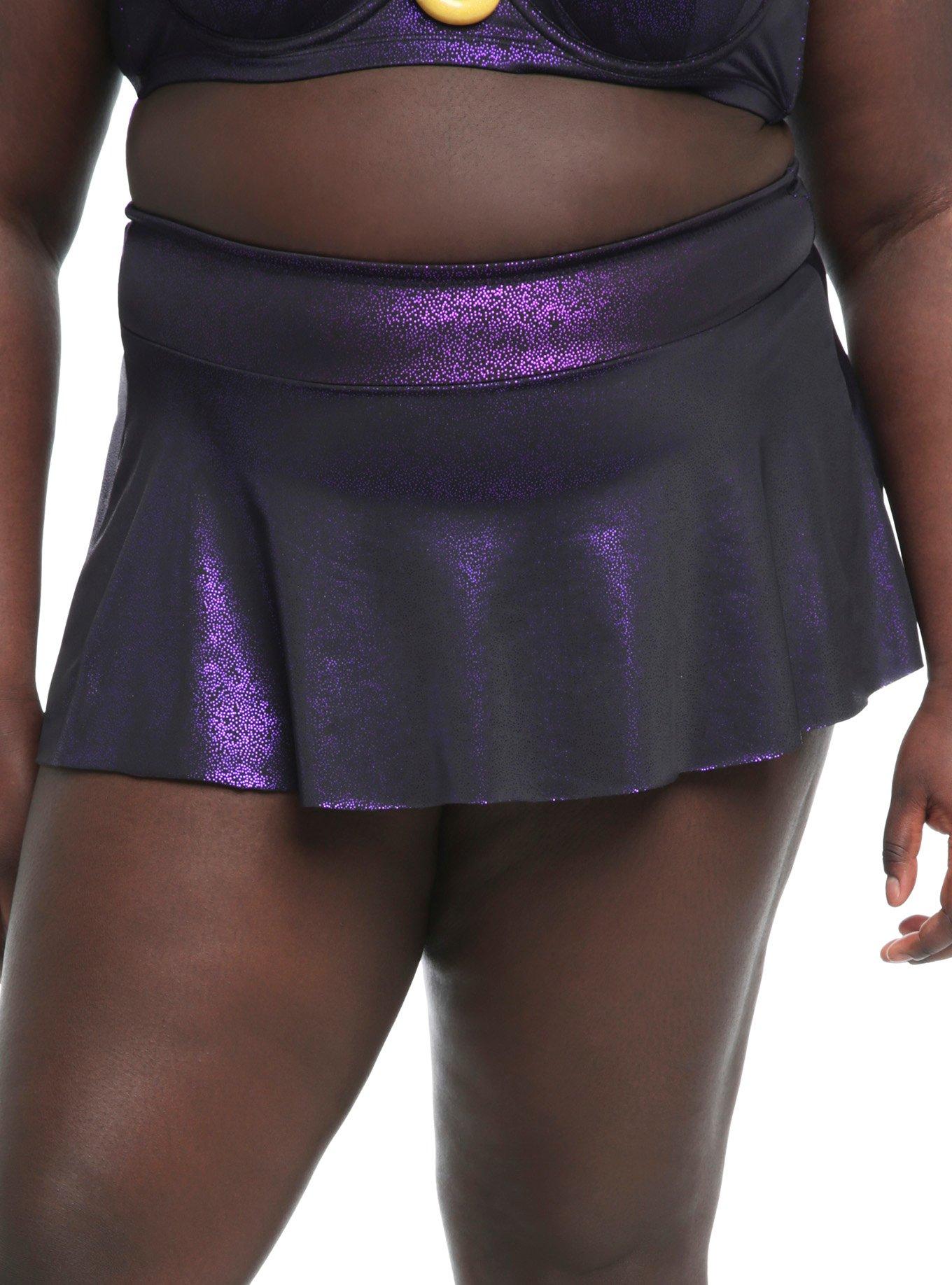 Disney The Little Mermaid Ursula Skirted Swim Bottoms Plus Size, , alternate
