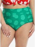 Disney Lilo & Stitch Leaf High-Waisted Swim Bottoms Plus Size, , alternate