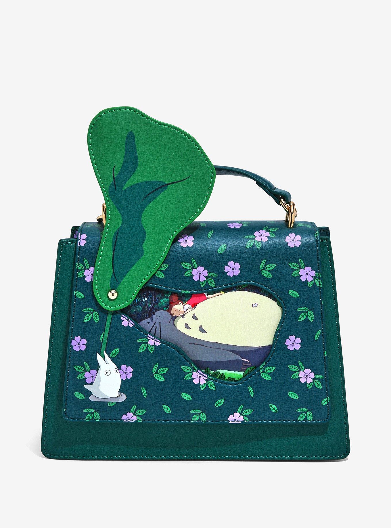 Our Universe Studio Ghibli My Neighbor Totoro Forest Leaves & Flowers Handbag - BoxLunch Exclusive, , alternate