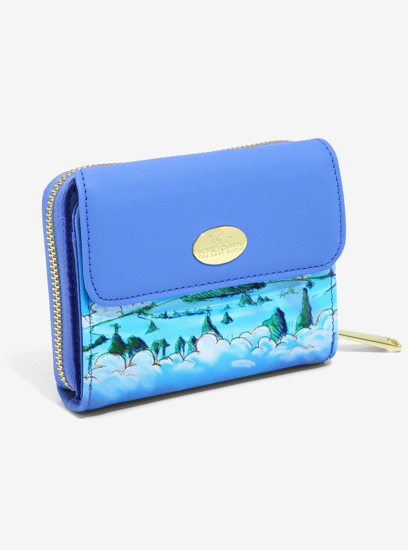 Disney Atlantis Baby Kida & the Queen of Atlantis Small Zip Wallet - BoxLunch Exclusive, , alternate