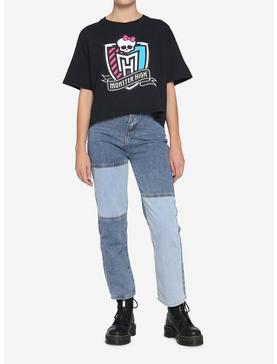 Monster High Crest Girls Crop T-Shirt, , hi-res