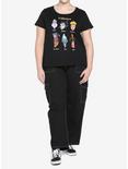 Disney Villains Headshot Girls T-Shirt Plus Size, MULTI, alternate