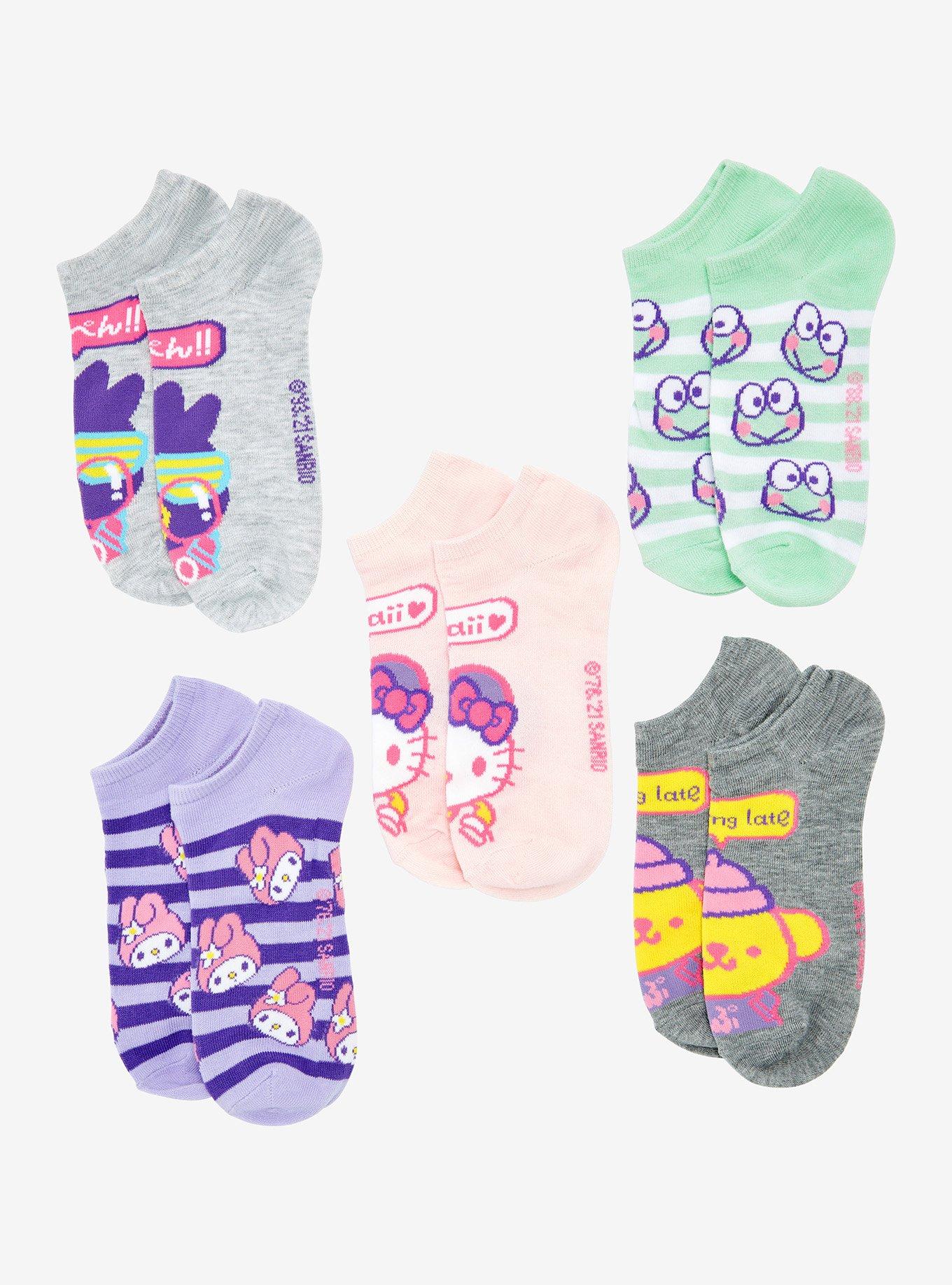 Sanrio Hello Kitty & Friends Street Style Sock Set, , alternate