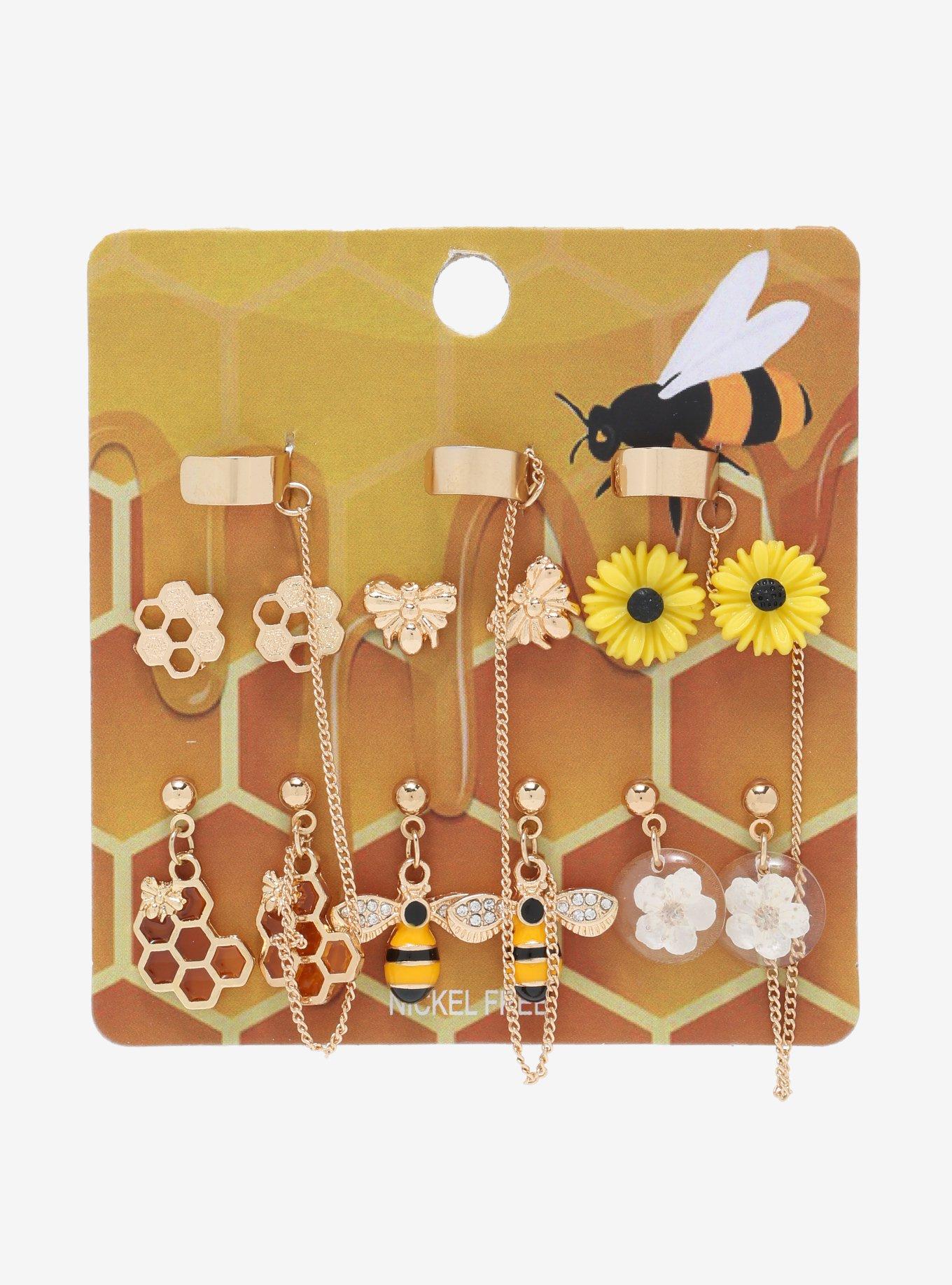 Honeybee Cuff Earring Set