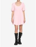 Pink Bow Babydoll Dress, PINK, alternate