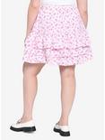 Strawberry & Bows Petticoat Skirt Plus Size, PINK, alternate