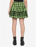 Green & Black Buffalo Plaid Layered Skirt, BUFFALO PLAID, alternate