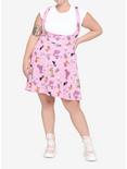 Disney Cats Pink Suspender Skirt Plus Size, MULTI, alternate