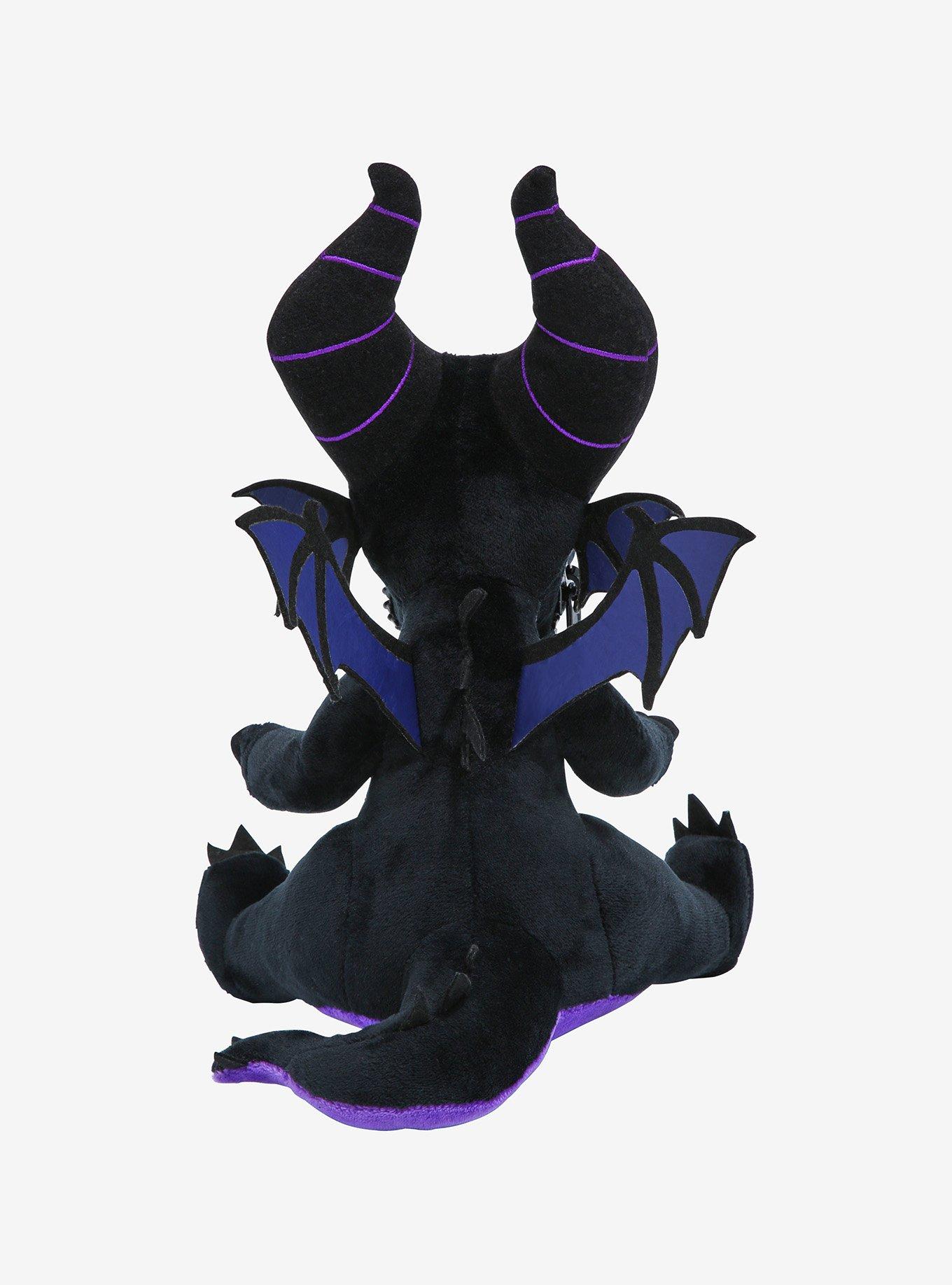 Disney Sleeping Beauty Dragon Maleficent Zip Mouth 8 Inch Plush, , alternate