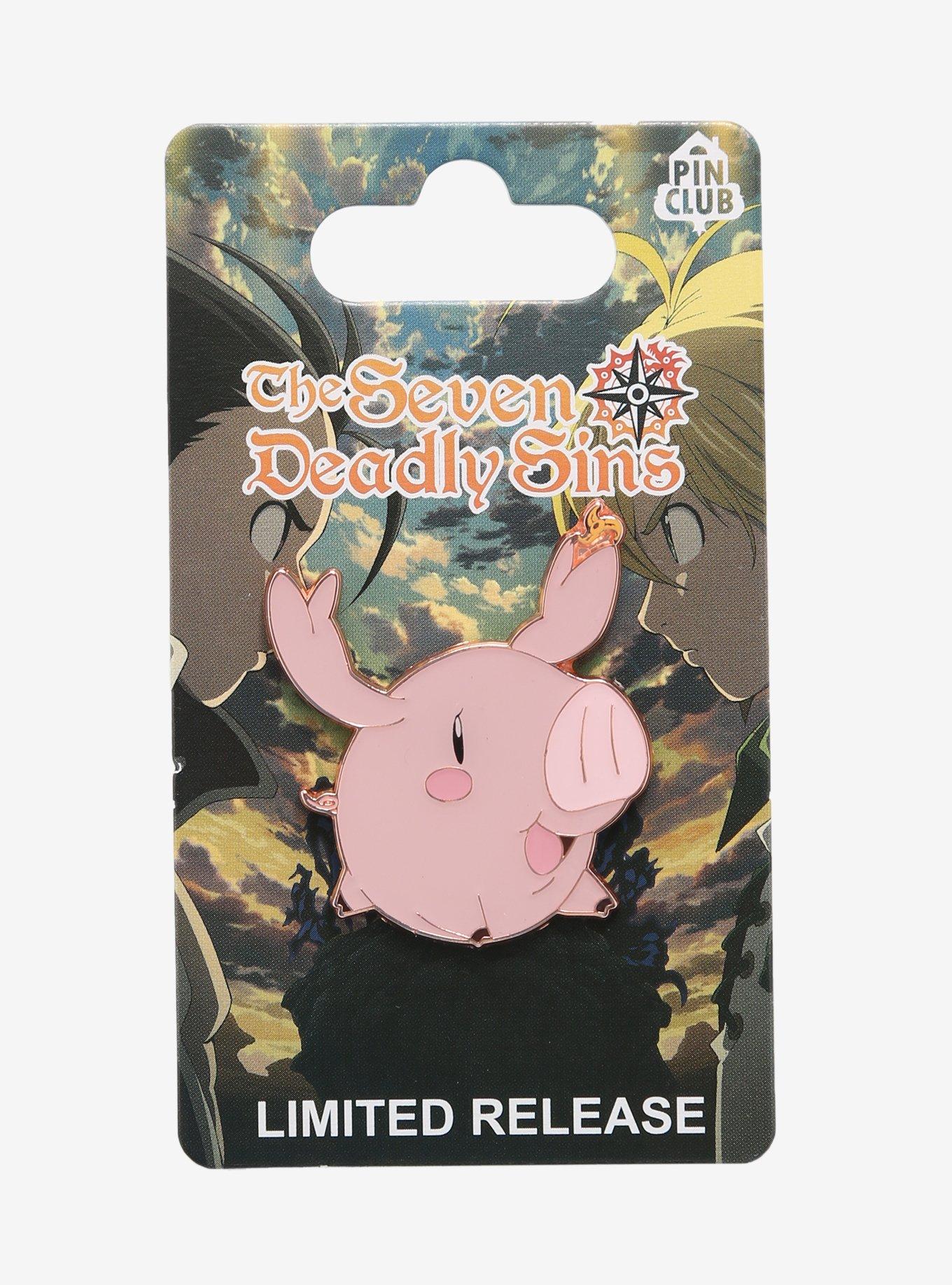 The Seven Deadly Sins Hawk Enamel Pin, , alternate