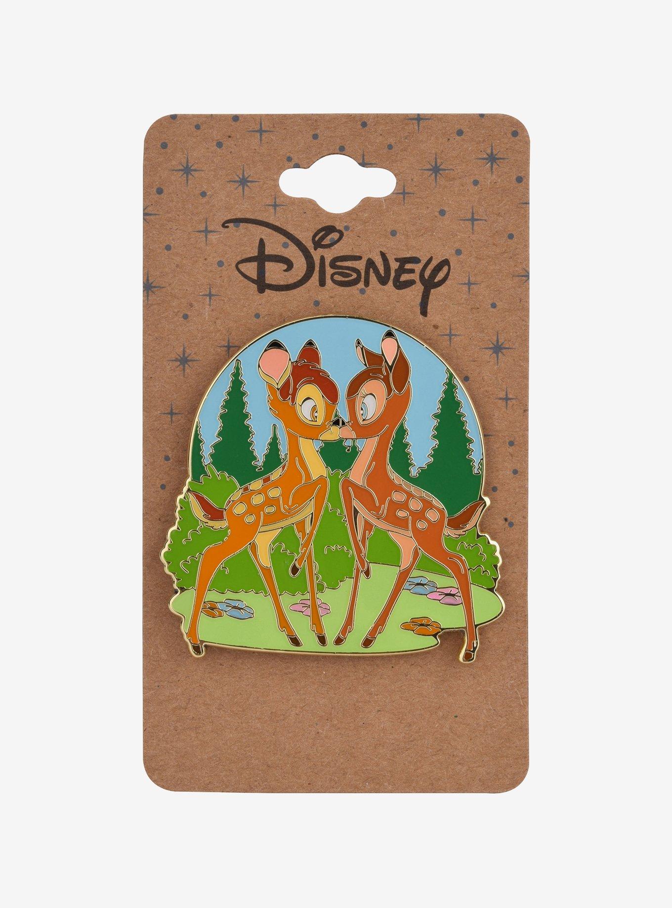 Disney Bambi & Faline Circle Frame Enamel Pin - BoxLunch Exclusive, , alternate