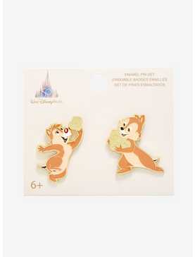 Loungefly Disney Walt Disney World 50th Anniversary Chip 'n Dale with Popcorn Enamel Pin - BoxLunch Exclusive, , hi-res
