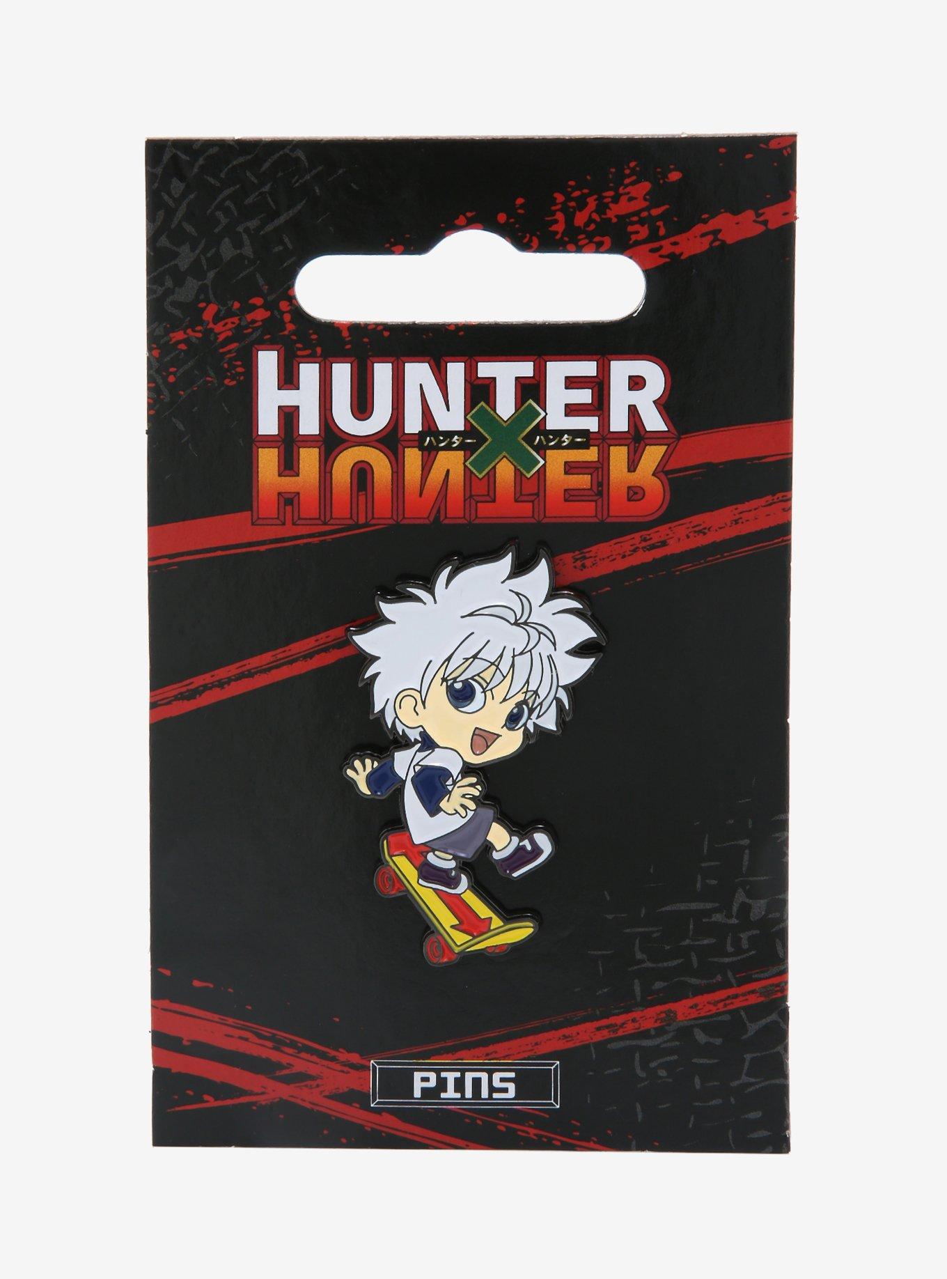 Hunter x Hunter Chibi Killua Skateboard Enamel Pin - BoxLunch Exclusive, , alternate