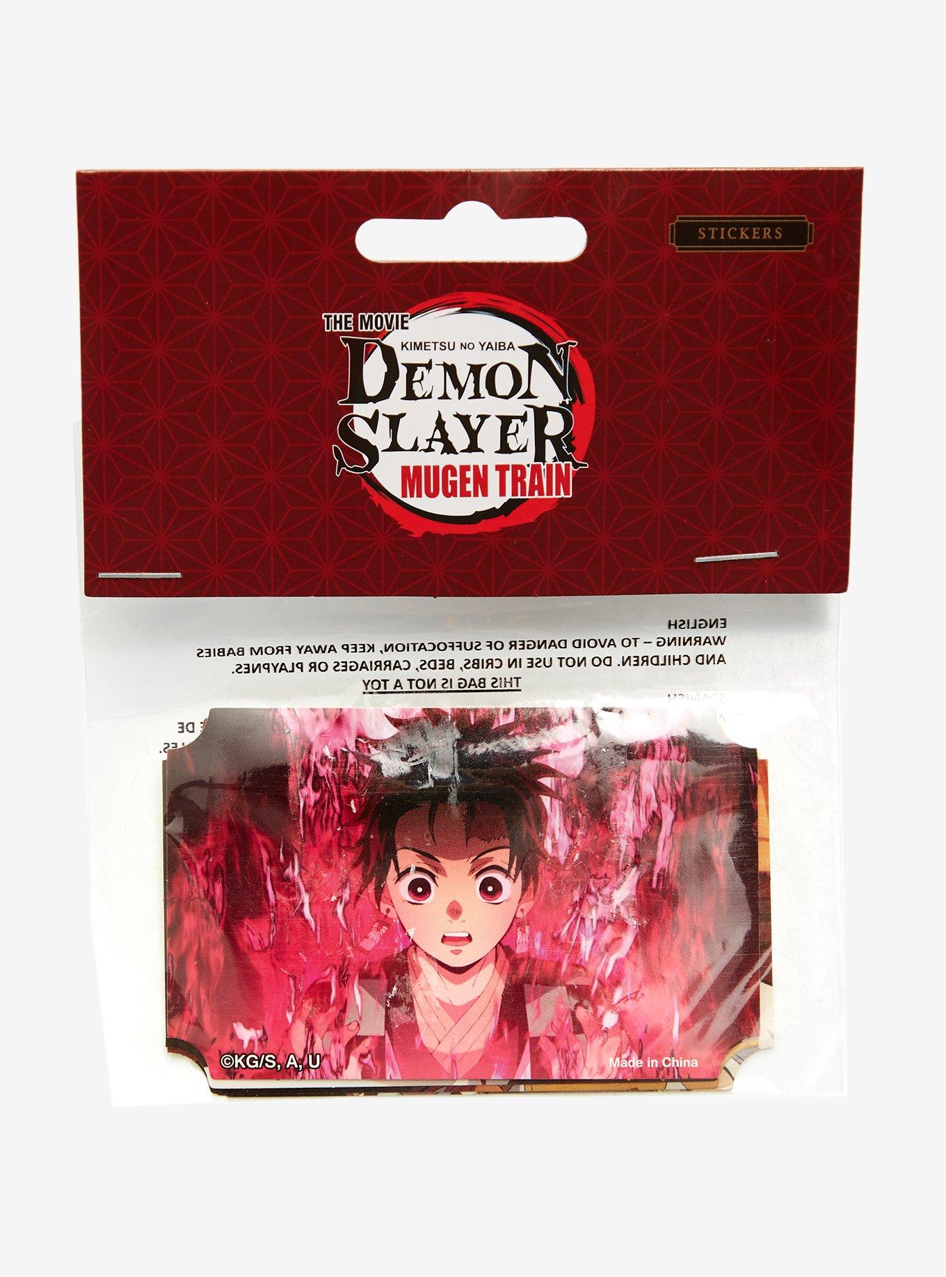 Demon Slayer: Kimetsu no Yaiba - The Movie: Mugen Train Movie Stills Sticker Pack, , alternate