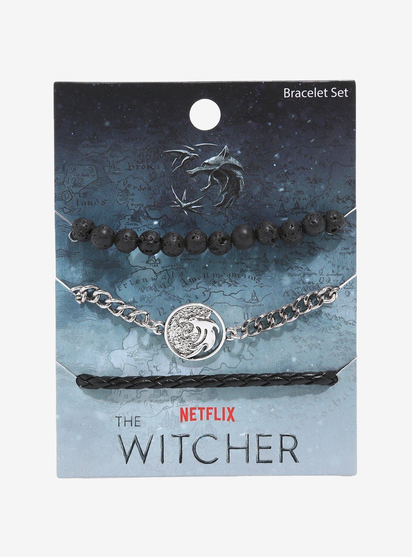 The Witcher Geralt Gwynbleidd Symbol Bracelet Set, , alternate