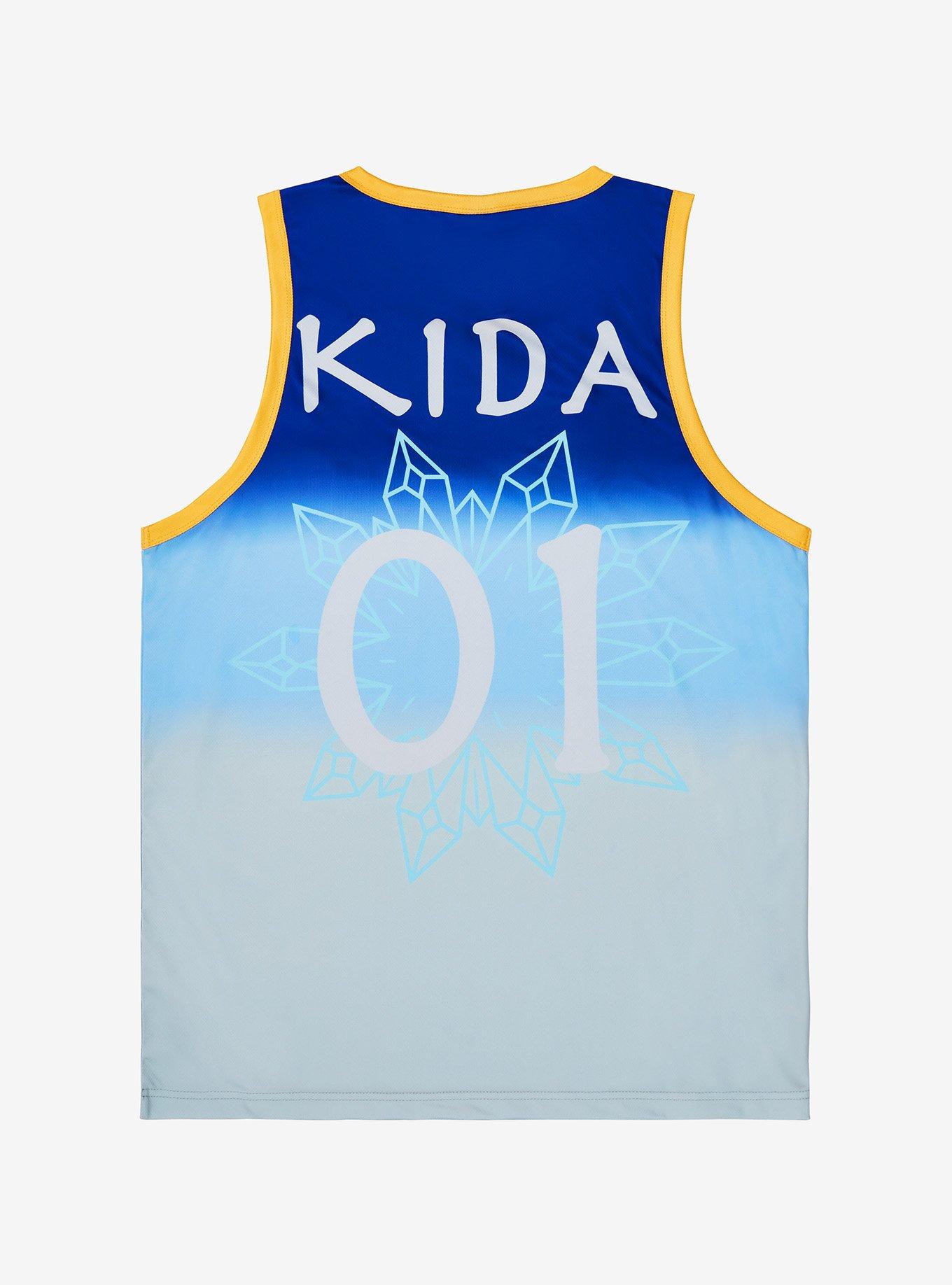 Disney Atlantis Kida Basketball Jersey - BoxLunch Exclusive, BLUE, alternate