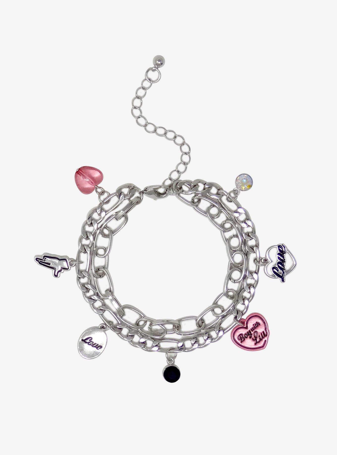 BTS Boy With Luv Charm Bracelet, , alternate