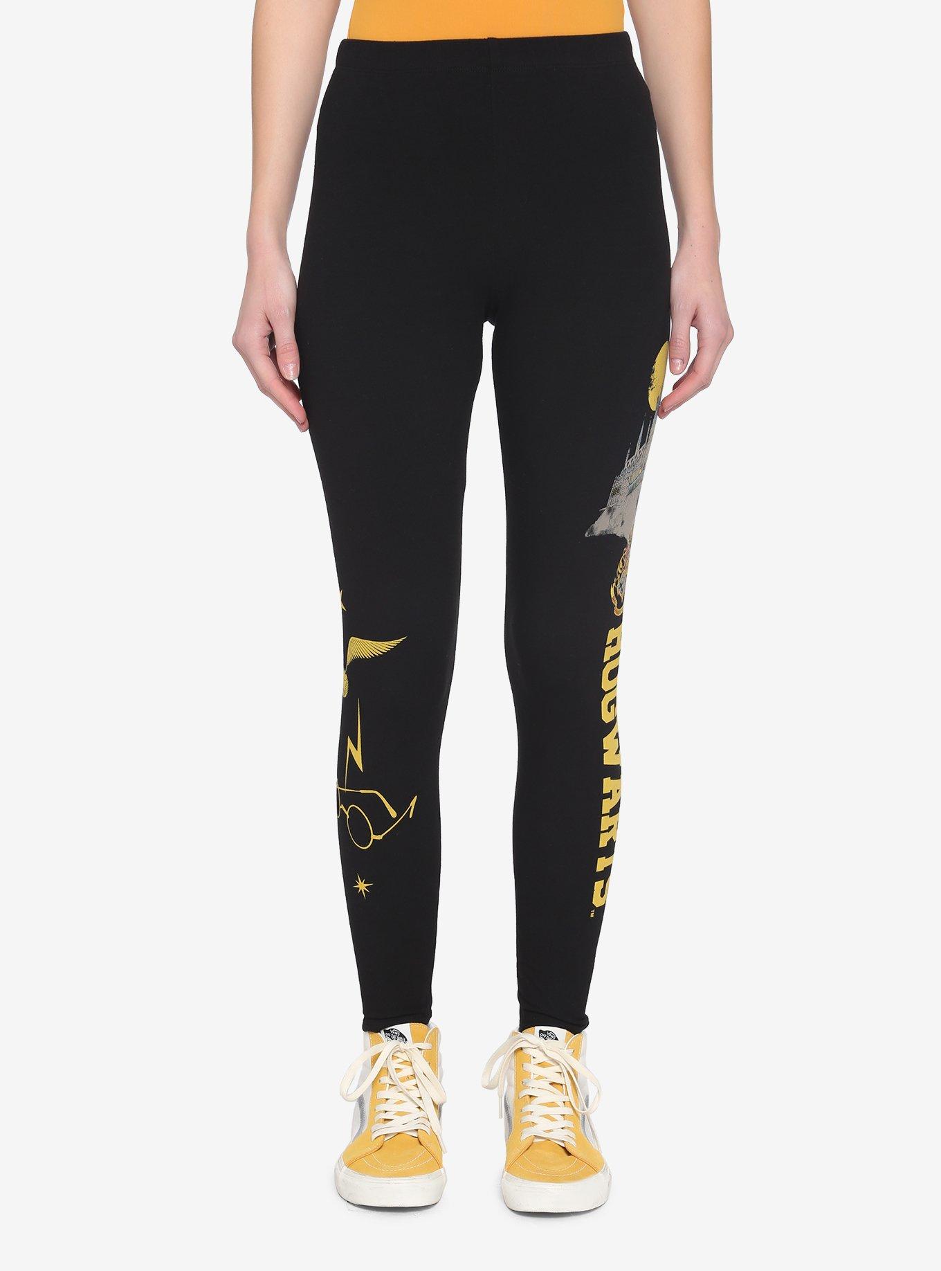Harry Potter Hogwarts & Symbols Leggings, MULTI, alternate