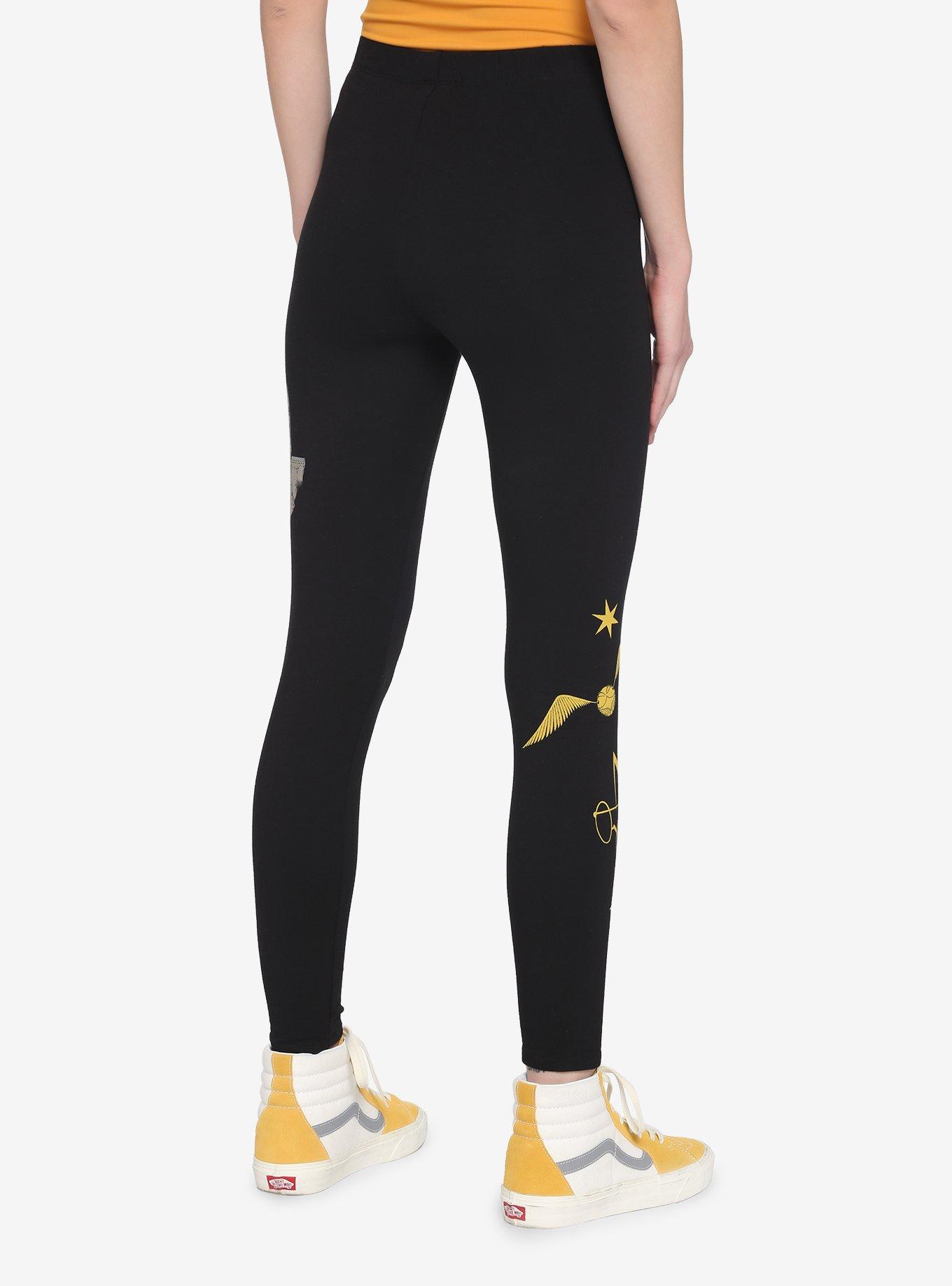 Harry Potter Hogwarts & Symbols Leggings, MULTI, alternate