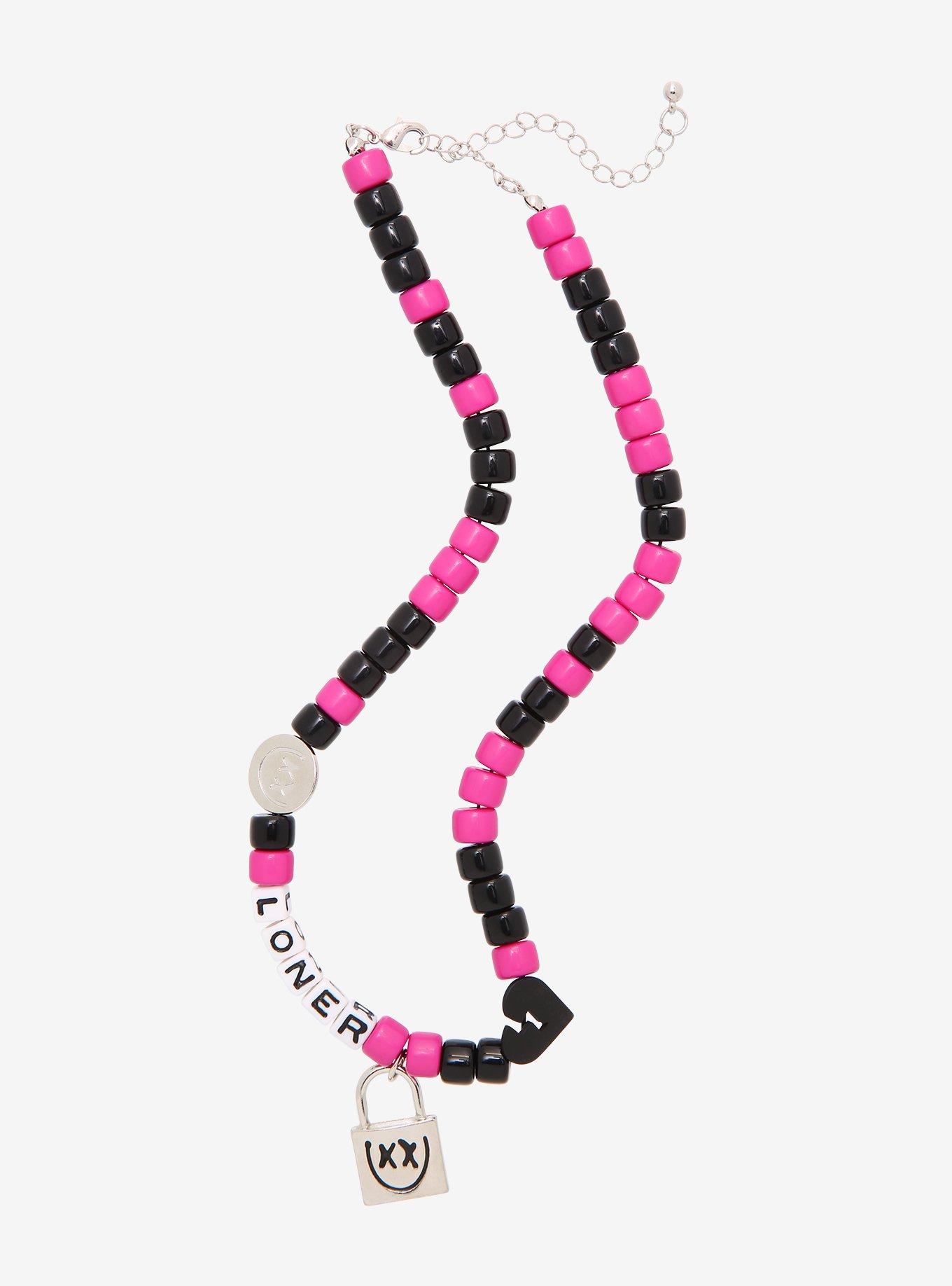 Yungblud Beaded Charm Necklace, , alternate