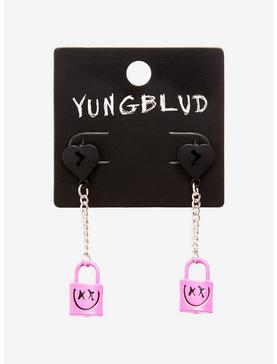 Yungblud Padlock Drop Earrings, , hi-res
