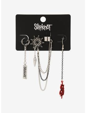 Slipknot Logo Mismatch Cuff Earring Set, , hi-res